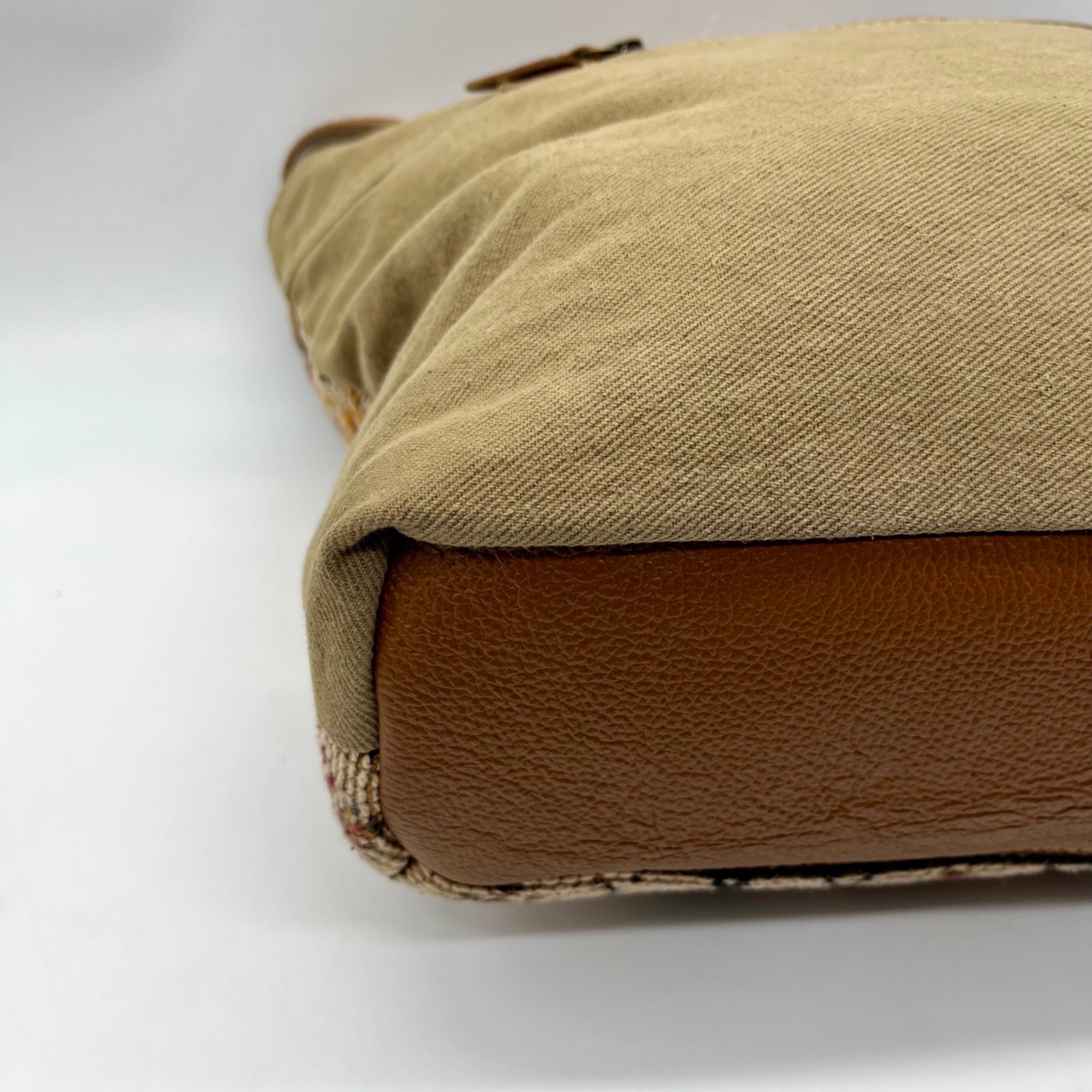 Myra Bardic Brown Canvas Tote Bag