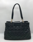 Kate Spade Black Quilted Leather Elena Whitaker Place Shoulder Bag