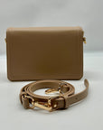 MMs Brands Tan Faux Leather Crossbody Bag