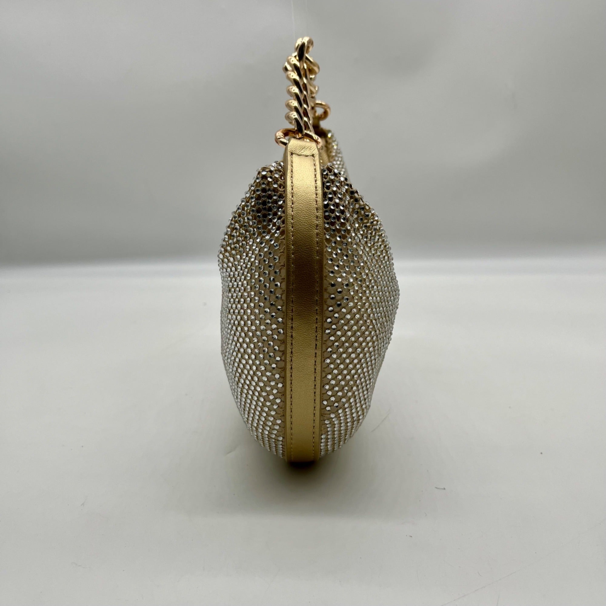 Nina Gold Mesh Mini Bag With Pouch