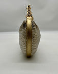 Nina Gold Mesh Mini Bag With Pouch