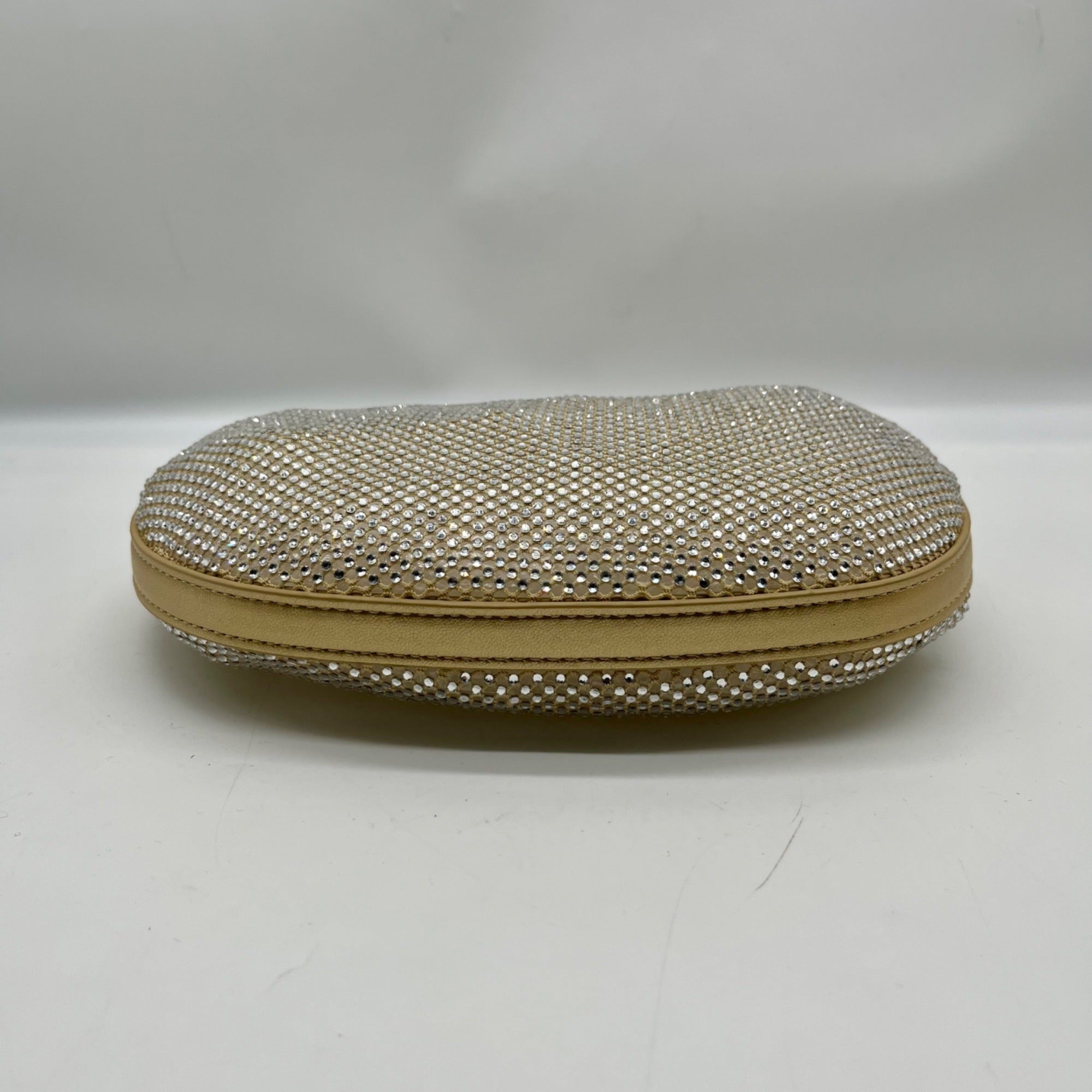 Nina Gold Mesh Mini Bag With Pouch