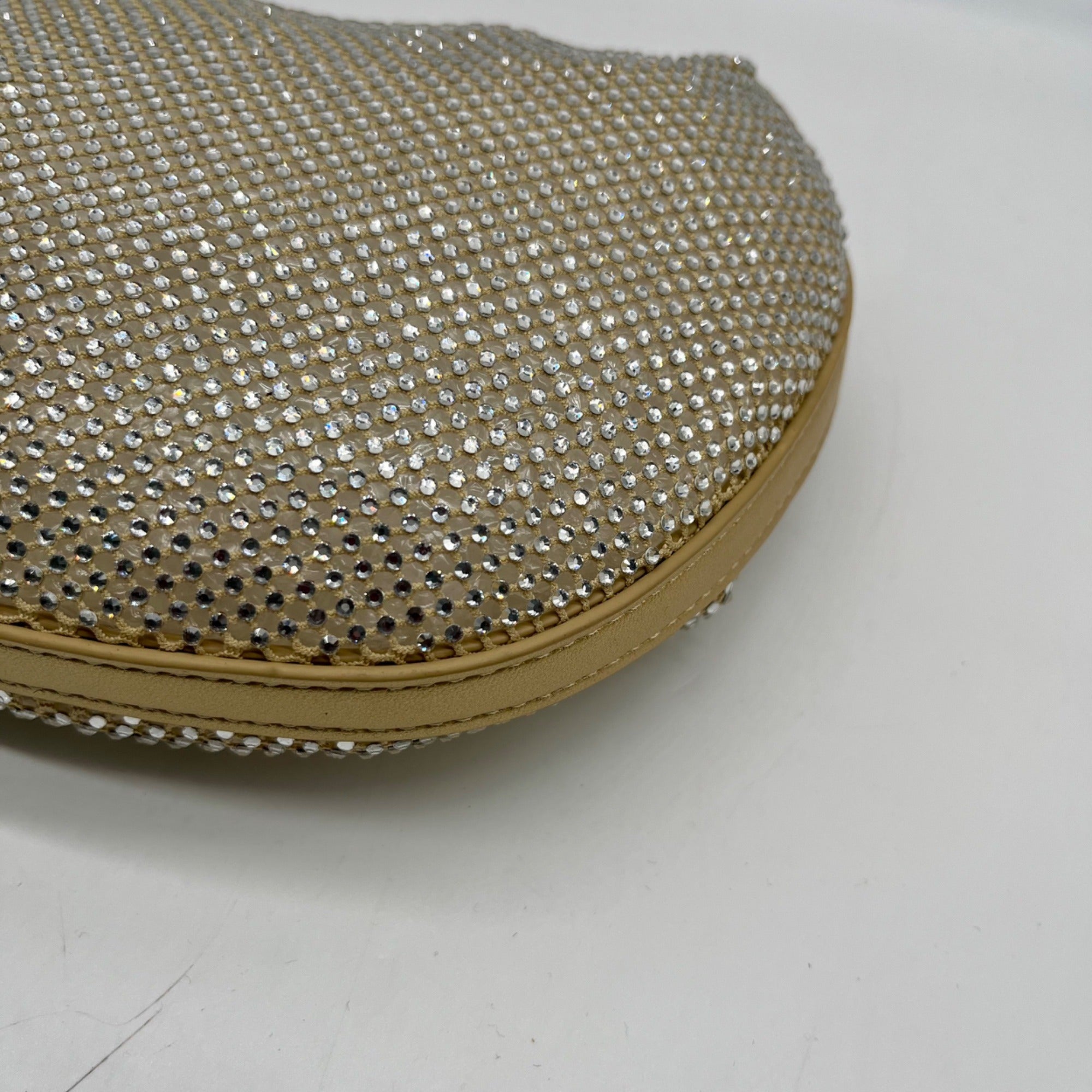 Nina Gold Mesh Mini Bag With Pouch