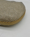 Nina Gold Mesh Mini Bag With Pouch