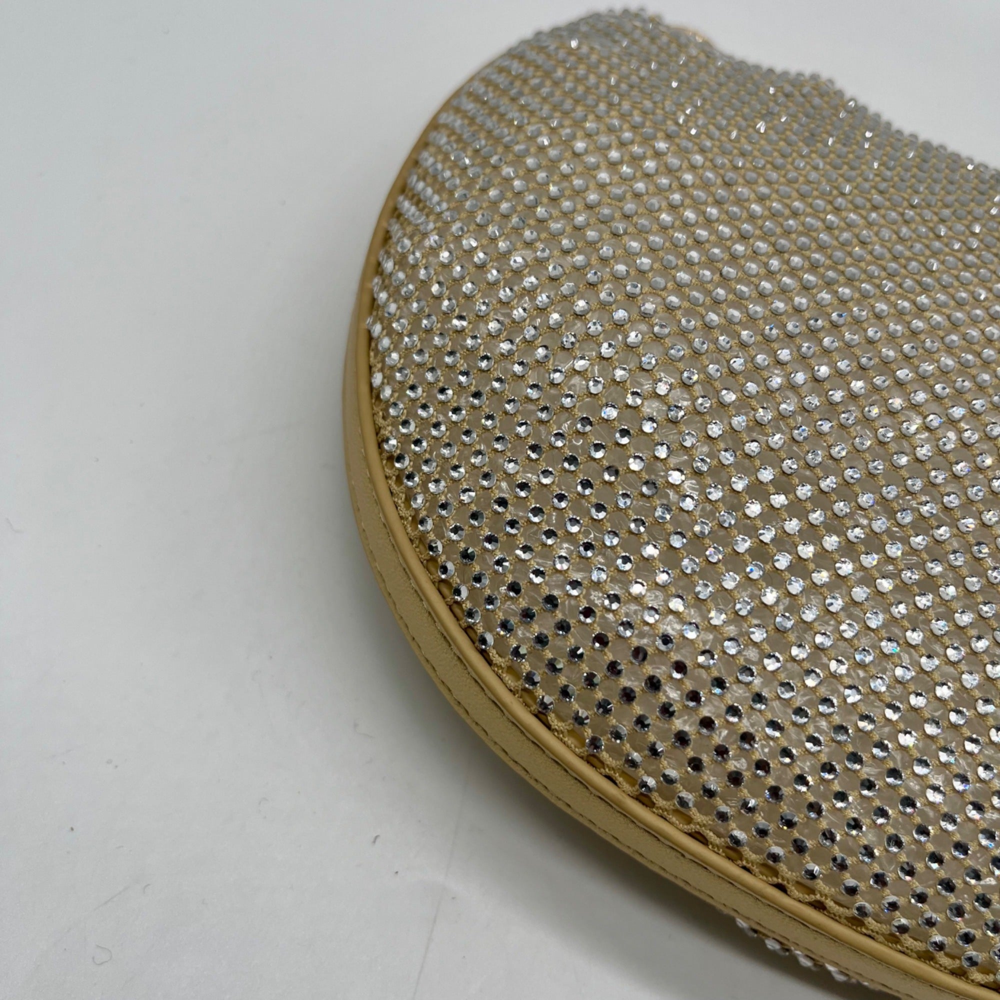 Nina Gold Mesh Mini Bag With Pouch