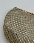 Nina Gold Mesh Mini Bag With Pouch