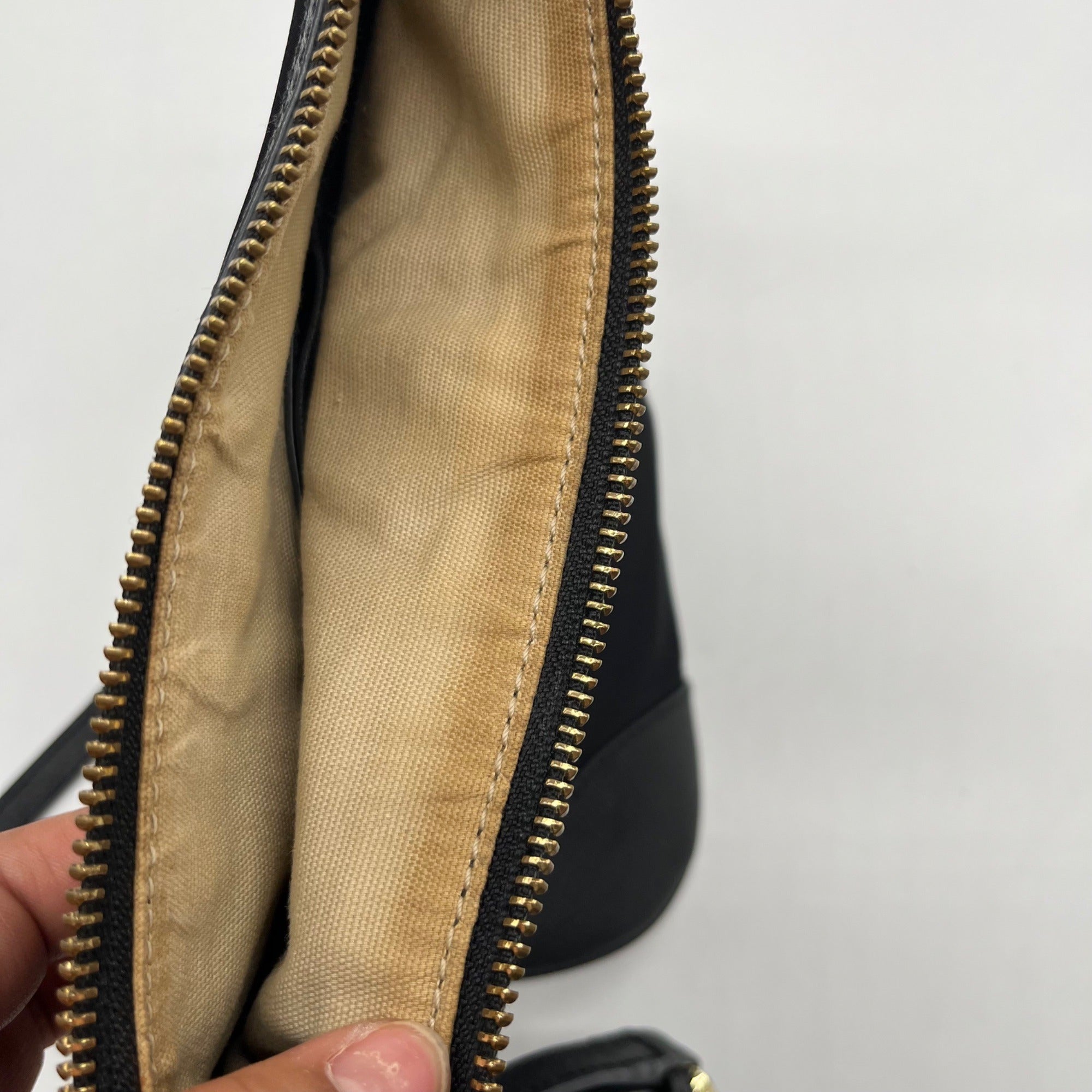 Tory Burch Black Nylon &amp; Leather Dena Swing Pack Crossbody Bag
