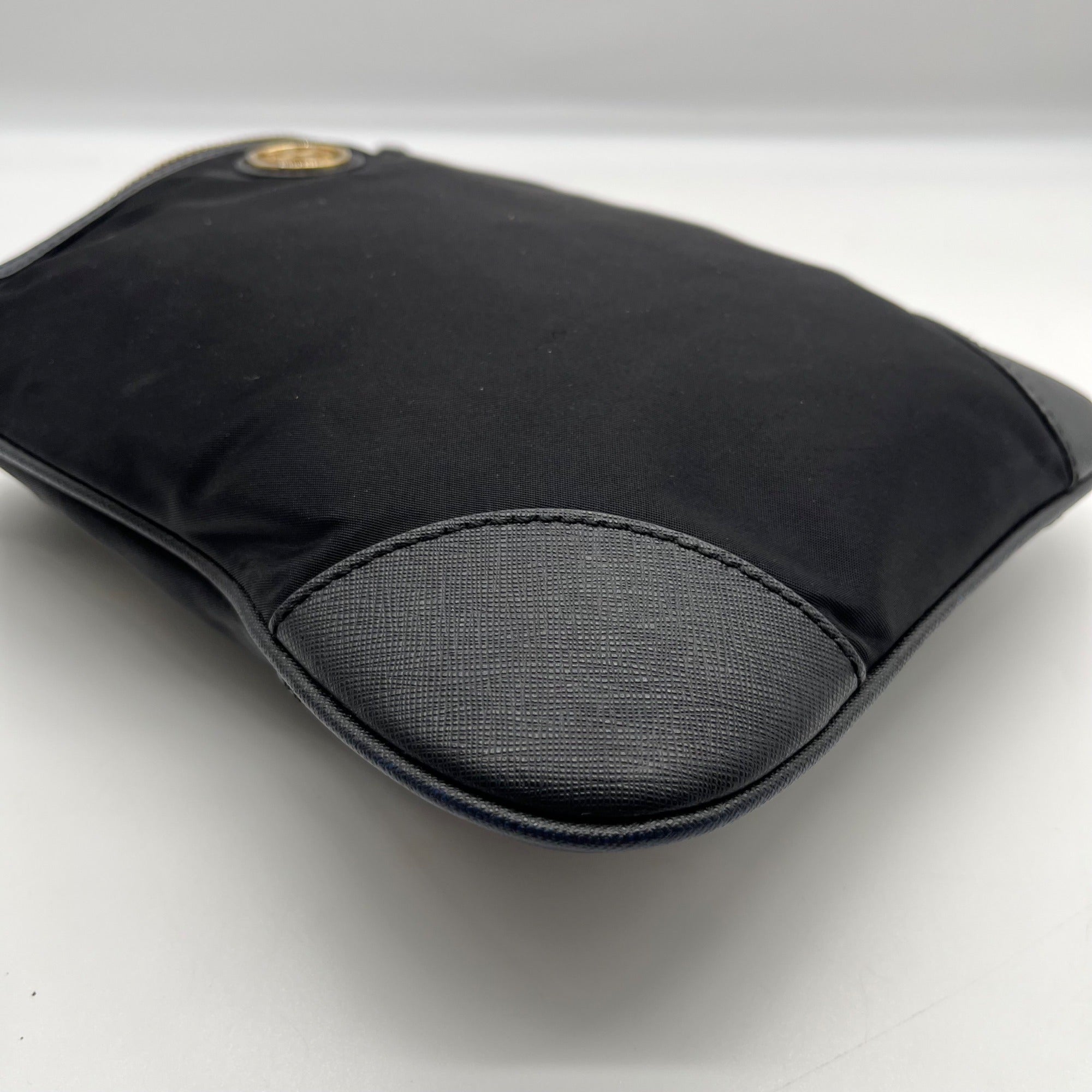 Tory Burch Black Nylon &amp; Leather Dena Swing Pack Crossbody Bag