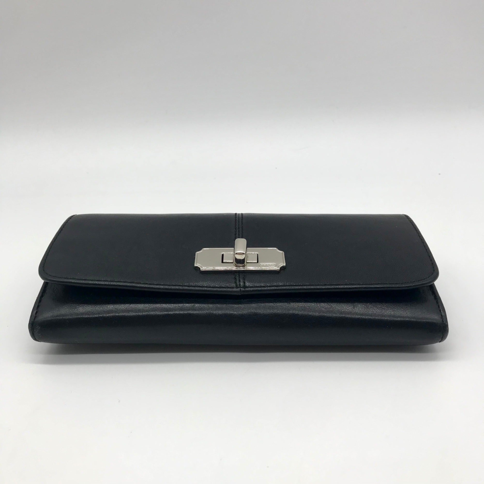 Coach Black Leather Wallet