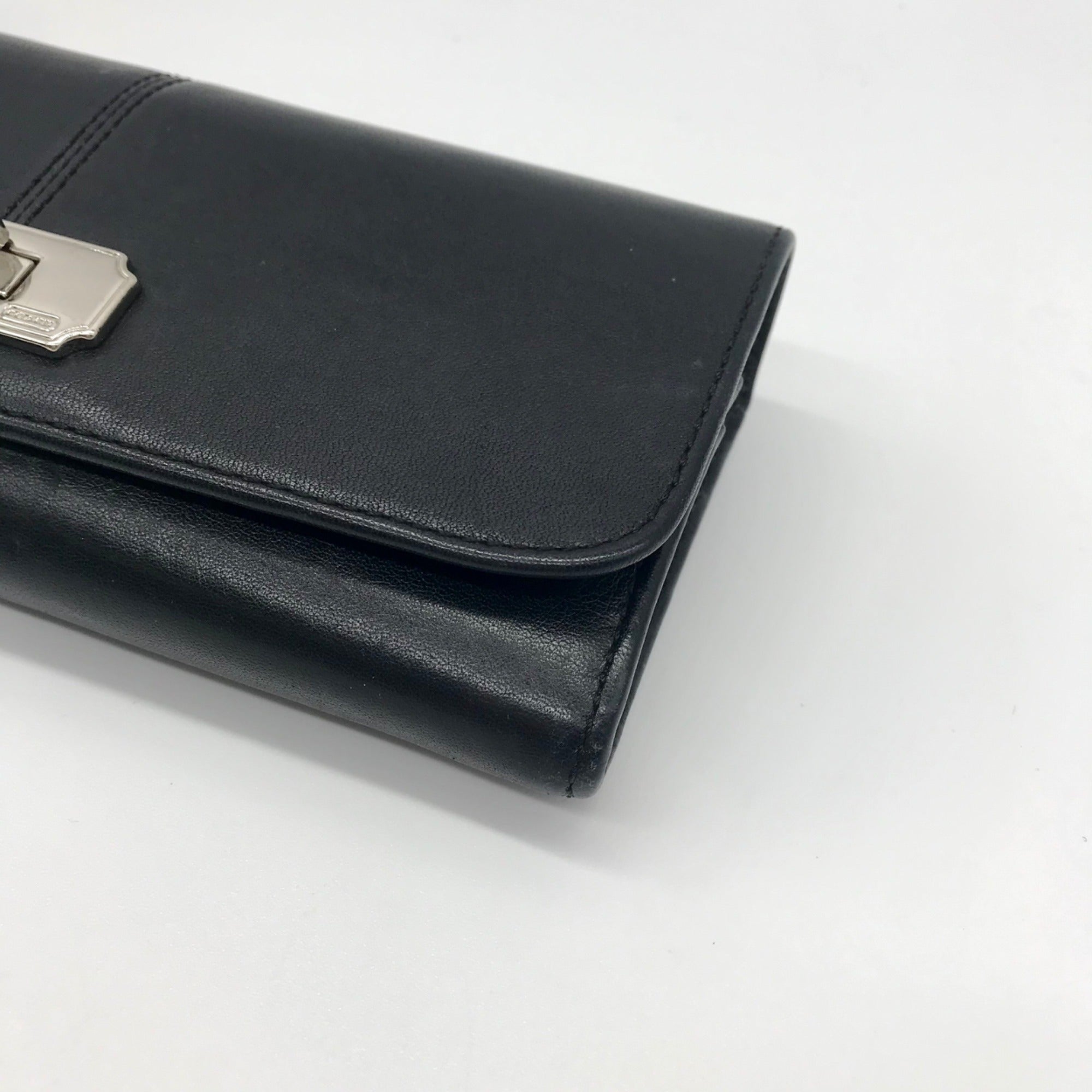 Coach Black Leather Wallet
