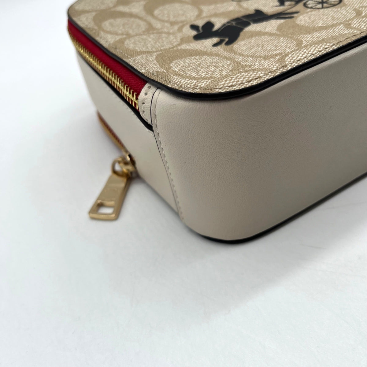Coach Signature Rabbit &amp; Carriage Coated Canvas Box Satchel