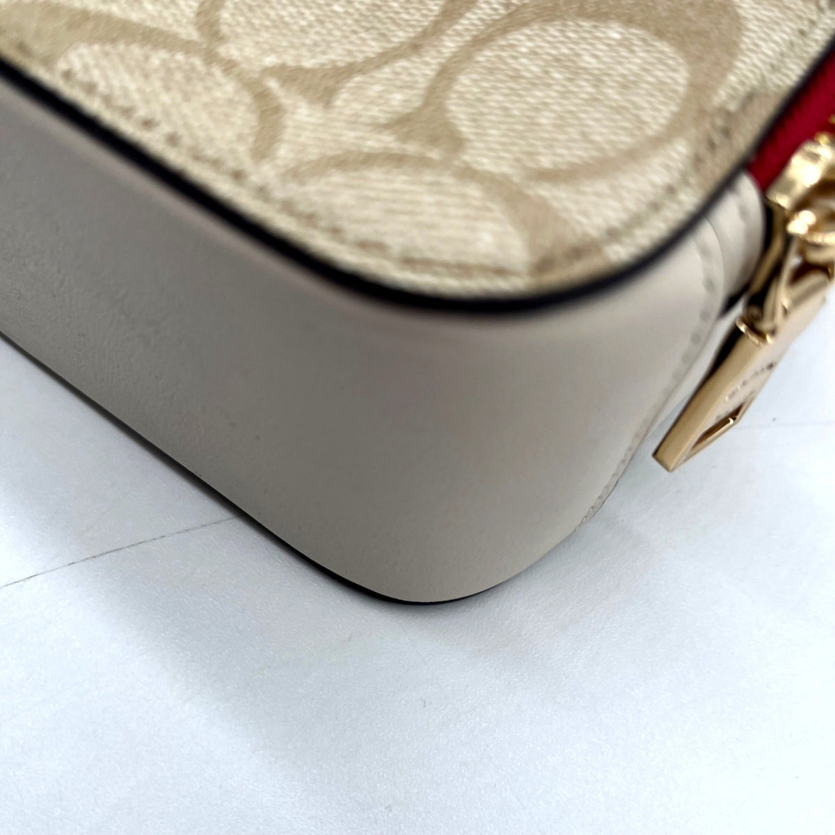 Coach Signature Rabbit &amp; Carriage Coated Canvas Box Satchel