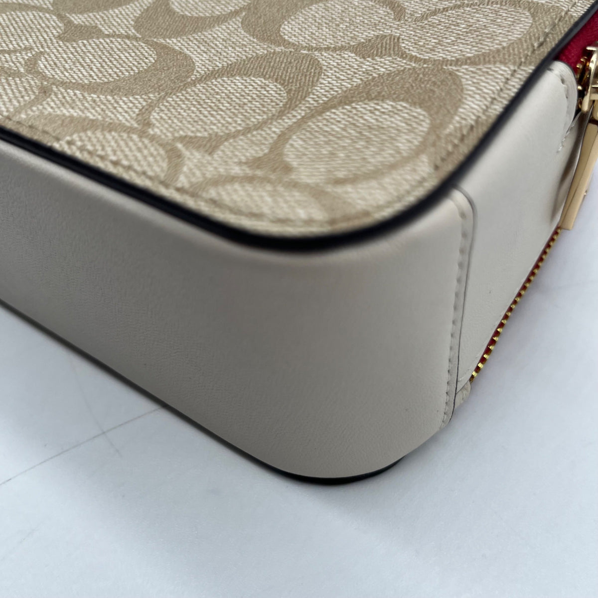 Coach Signature Rabbit &amp; Carriage Coated Canvas Box Satchel