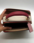 Coach Signature Rabbit & Carriage Coated Canvas Box Satchel
