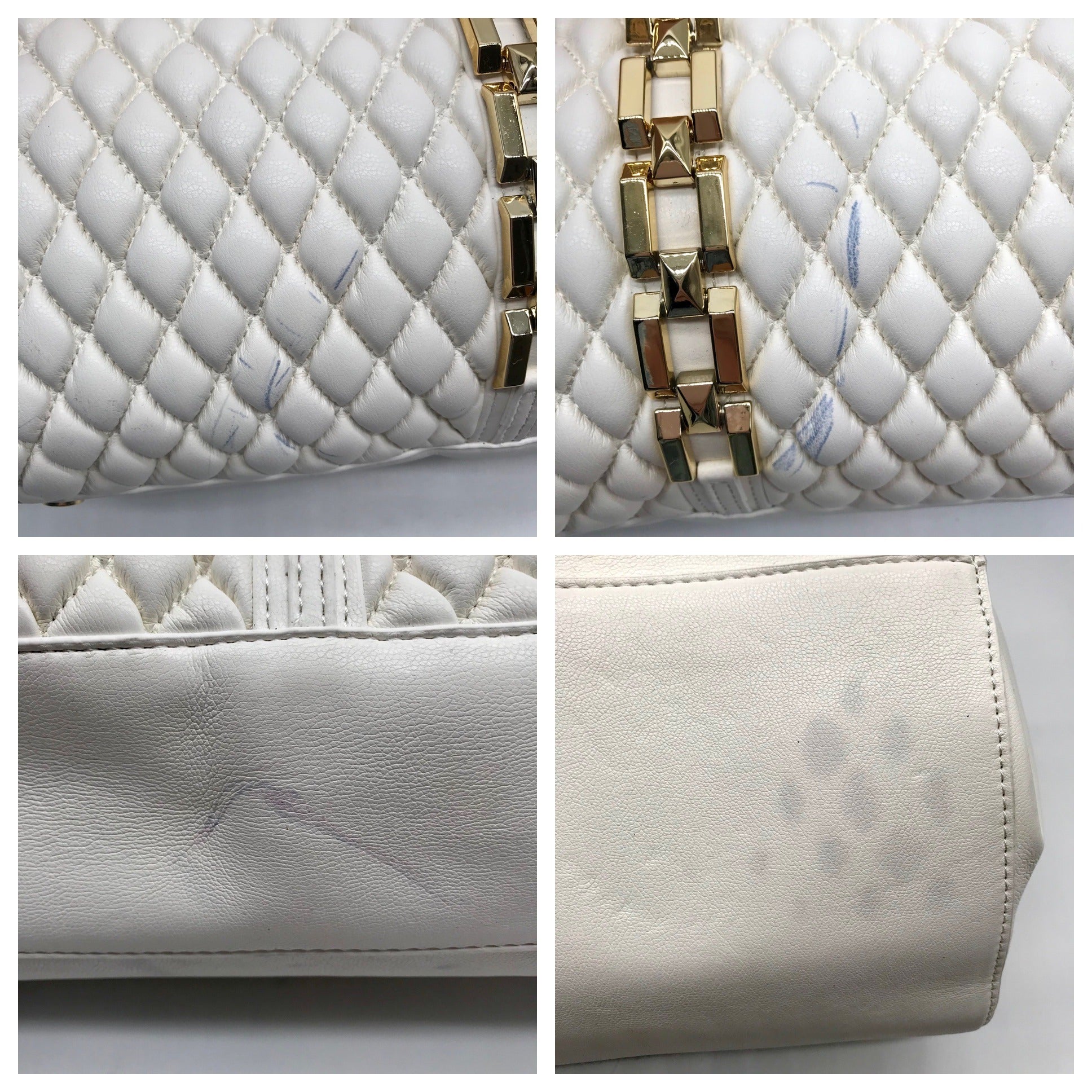 I.N.C International Concepts Vanilla Quilted Harrper Aurora Shoulder Bag