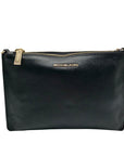Michael Kors Black Pebbled Leather Triple Compartment Crossbody Bag