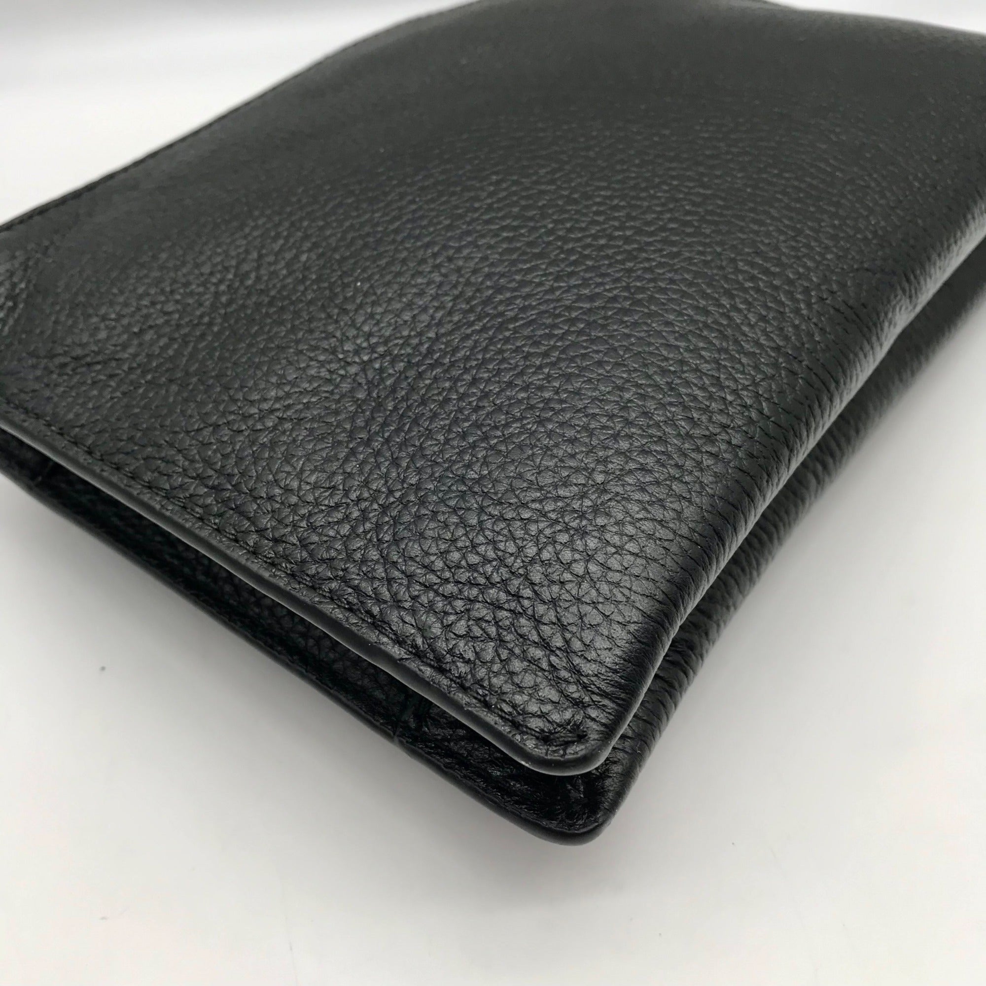 Michael Kors Black Pebbled Leather Triple Compartment Crossbody Bag