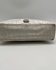 Henri Bendel Croc-Embossed Leather Shoulder Bag