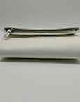 I.N.C. International Concepts White Faux Leather Averry Tunnel Small Crossbody