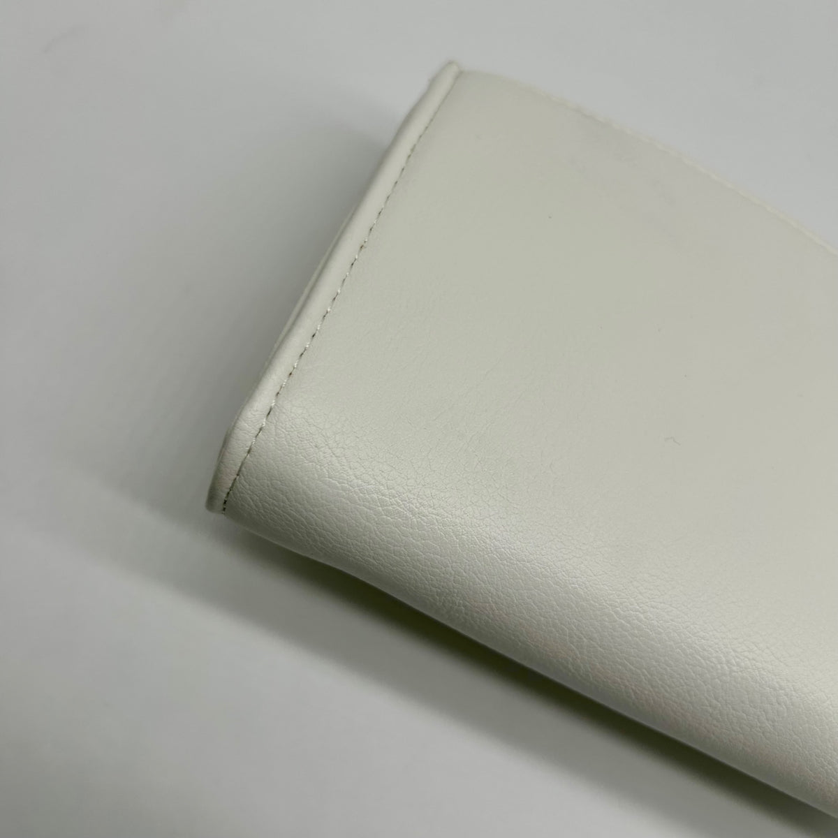 I.N.C. International Concepts White Faux Leather Averry Tunnel Small Crossbody