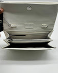 I.N.C. International Concepts White Faux Leather Averry Tunnel Small Crossbody