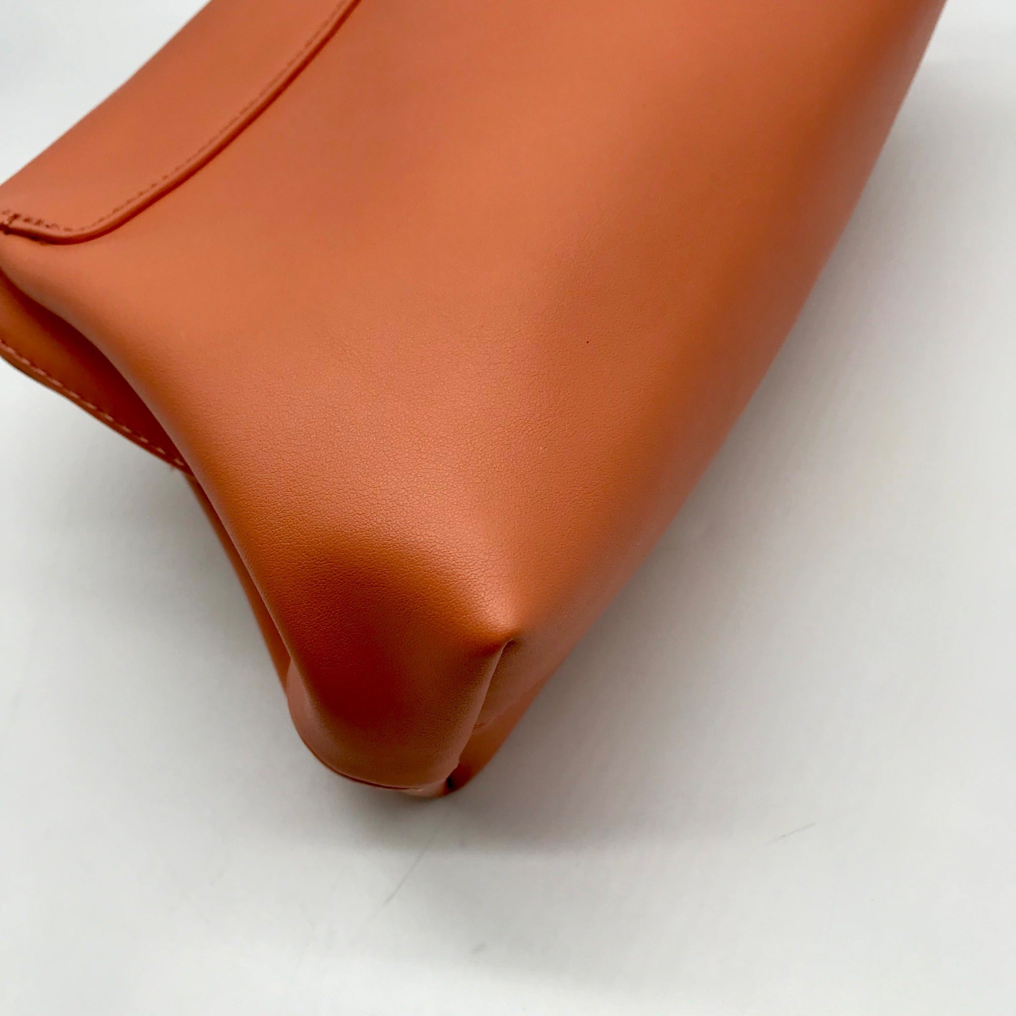 Jules Kae Peach Ellie Turn Lock Clutch