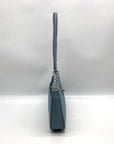 Calvin Klein Light Blue Saffiano Leather Demi Shoulder Bag