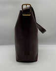 Madewell Essentials Burgundy Leather Tote