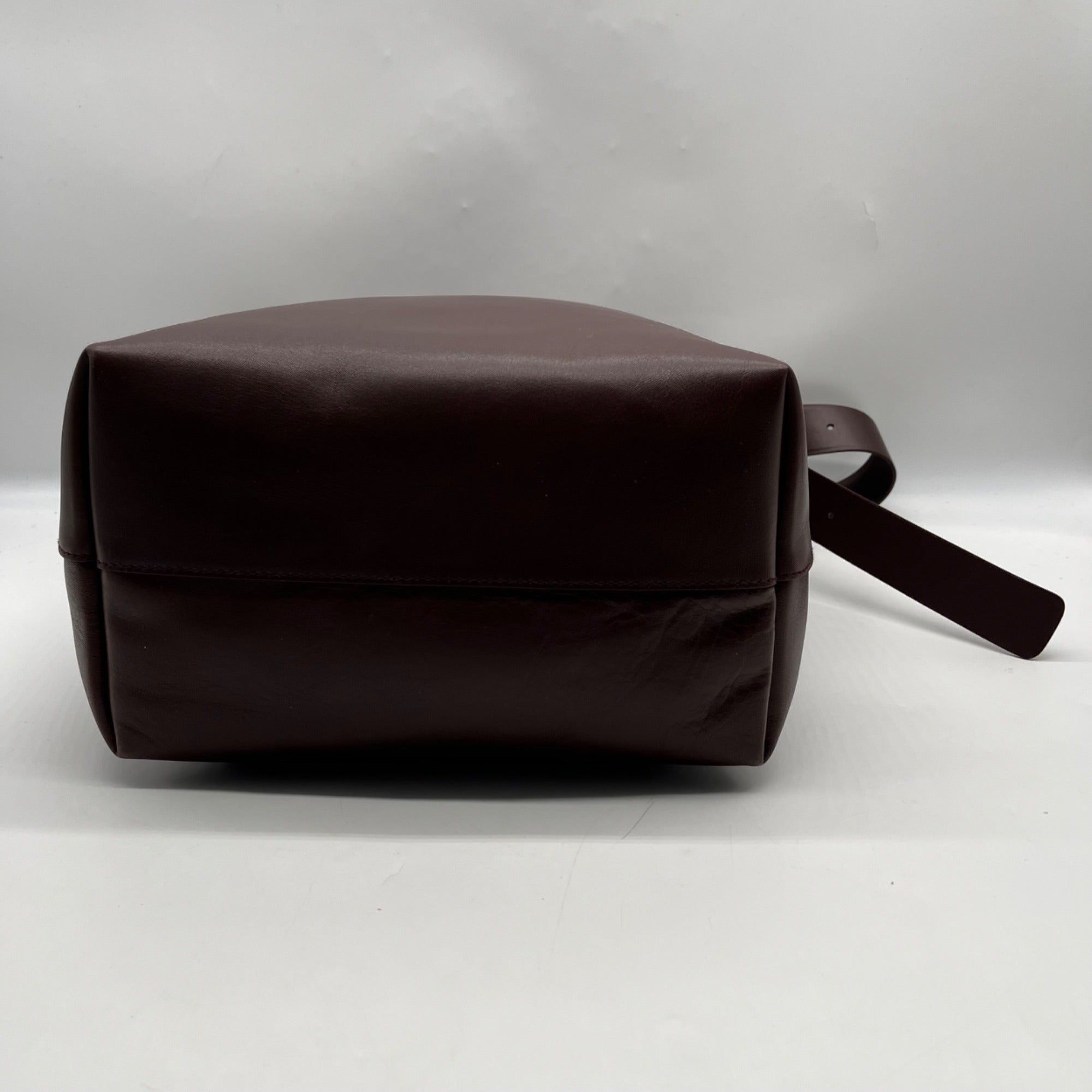 Madewell Essentials Burgundy Leather Tote