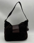 Banana Republic Chocolate Brown Suede Slouchy Hobo Bag
