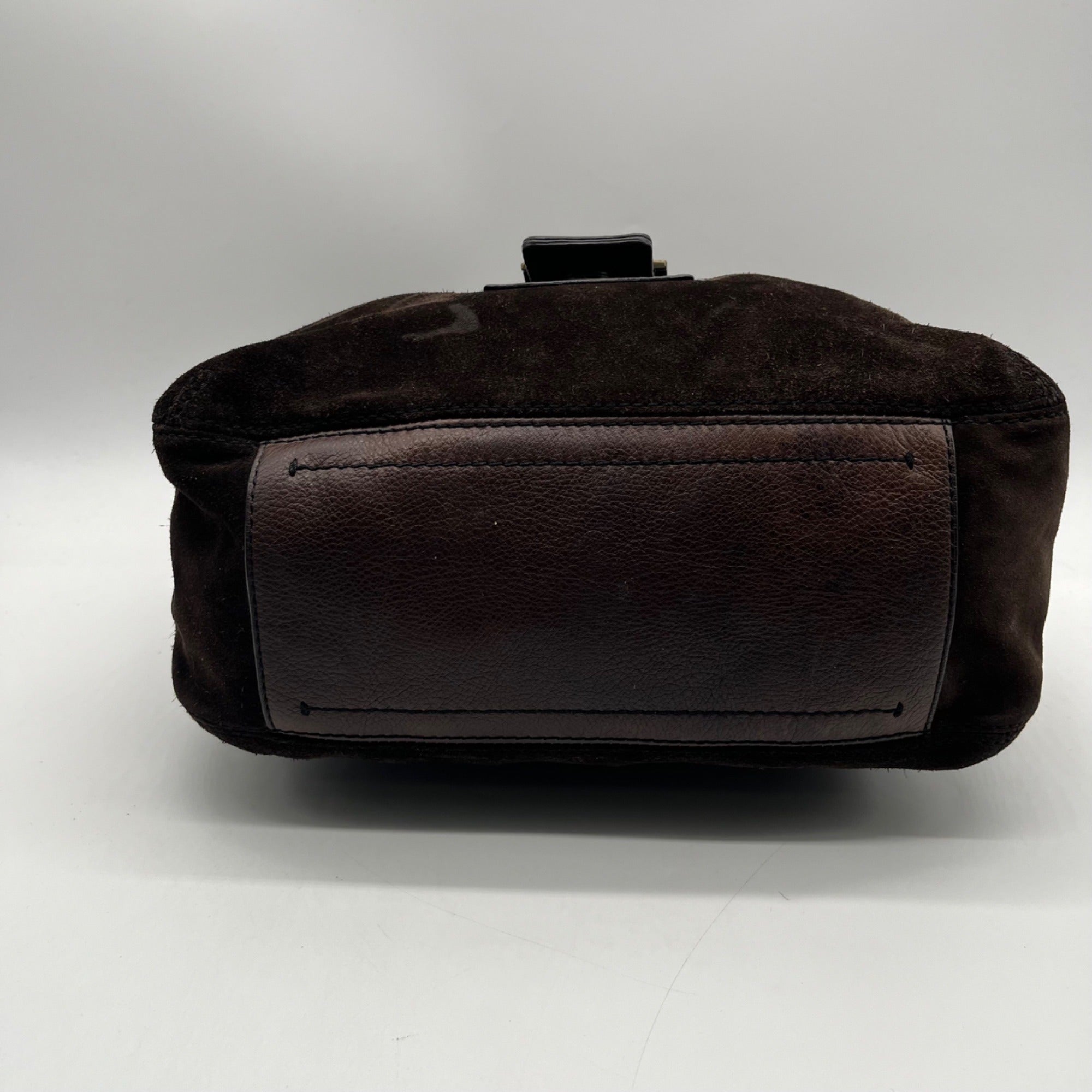 Banana Republic Chocolate Brown Suede Slouchy Hobo Bag
