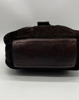 Banana Republic Chocolate Brown Suede Slouchy Hobo Bag