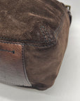 Banana Republic Chocolate Brown Suede Slouchy Hobo Bag