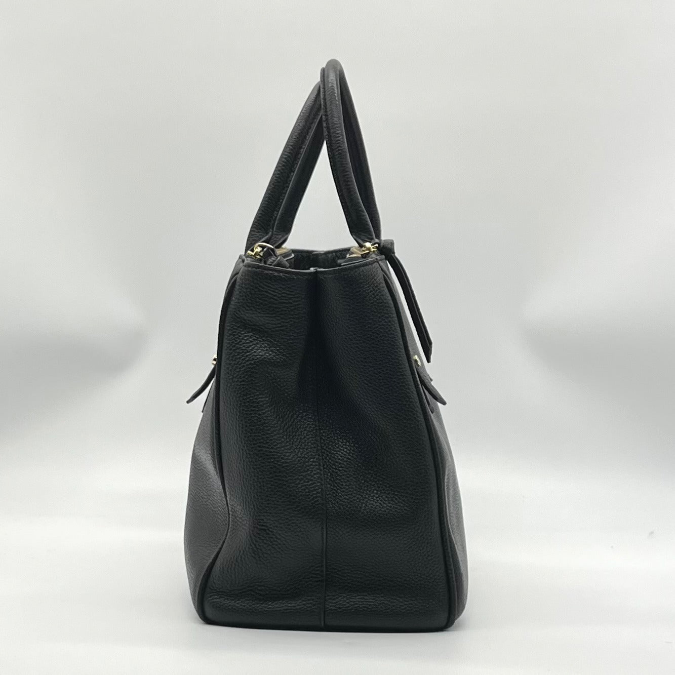 Kate Spade Black Pebbled Leather Mulberry Street Lise Satchel Bag