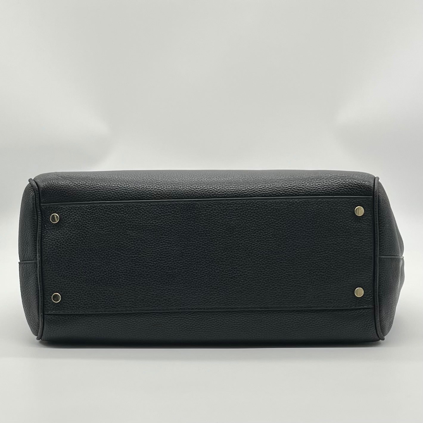 Kate Spade Black Pebbled Leather Mulberry Street Lise Satchel Bag