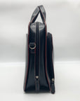 Lodis Black Leather Convertible Briefcase