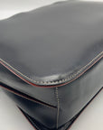 Lodis Black Leather Convertible Briefcase