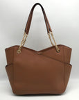 Michael Kors Brown Saffiano Leather Shoulder Bag