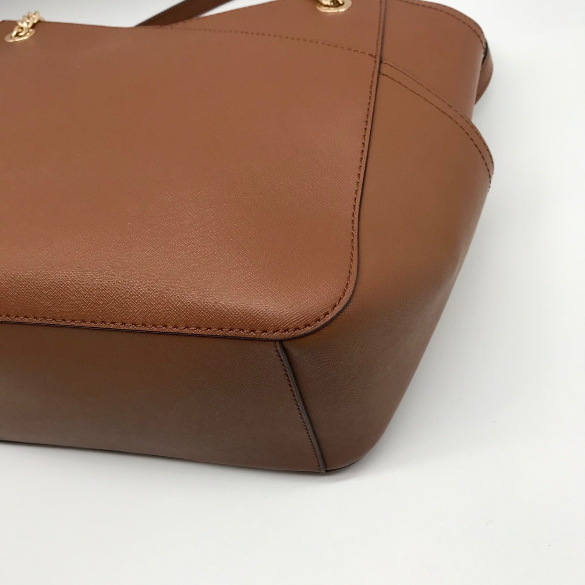 Michael Kors Brown Saffiano Leather Shoulder Bag