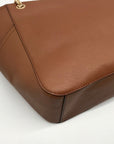 Michael Kors Brown Saffiano Leather Shoulder Bag