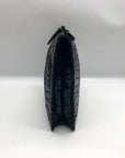 I.N.C. International Concepts Black Croc Faux Leather Crossbody Bag