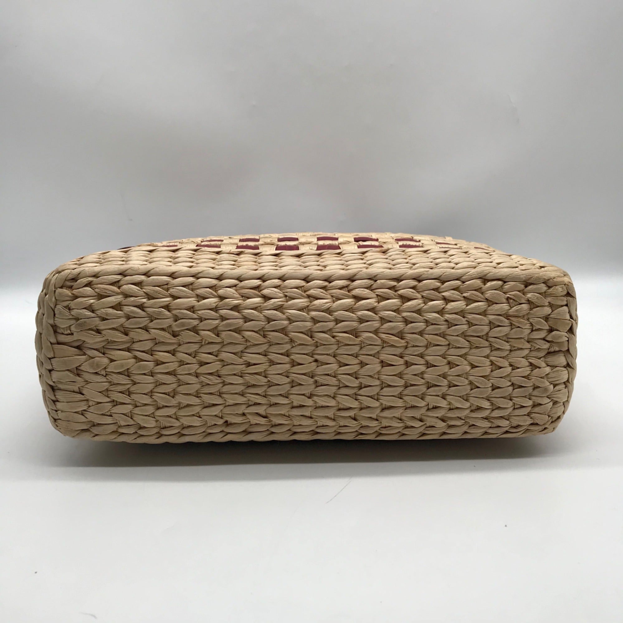 Brighton Tan Woven Raffia Tote Bag