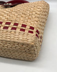 Brighton Tan Woven Raffia Tote Bag