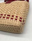 Brighton Tan Woven Raffia Tote Bag