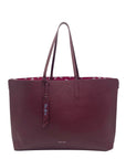 Draper James Wine Large Reversible Tote Bag and Pouch