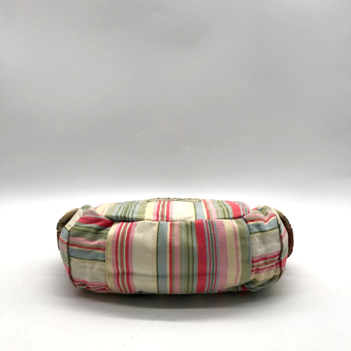 Fossil Multi-color Pastel Strip Canvas Crossbody Bag