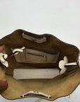 Coach White Pebbled Leather Derby Crossbody Bag F58661