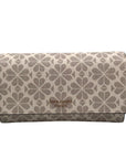 Kate Spade Natural Coated Canvas Flower Chain Crossbody Bag