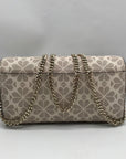 Kate Spade Natural Coated Canvas Flower Chain Crossbody Bag