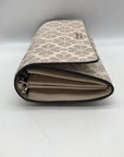 Kate Spade Natural Coated Canvas Flower Chain Crossbody Bag
